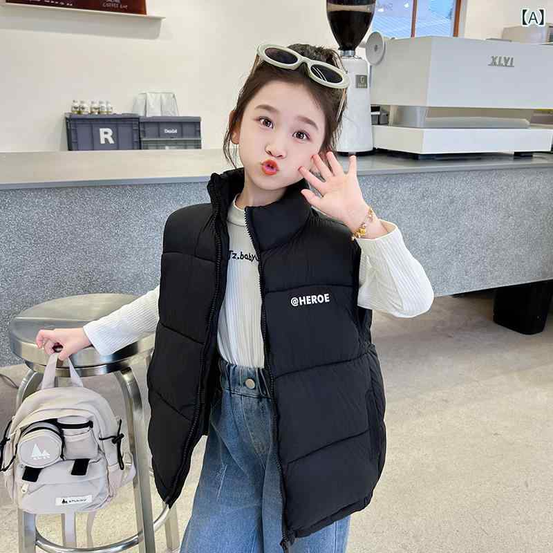 ベスト キッズ 子供 秋冬 男の子 保温 防寒 厚手 女の子 チョッキ ベビー あったか アウター