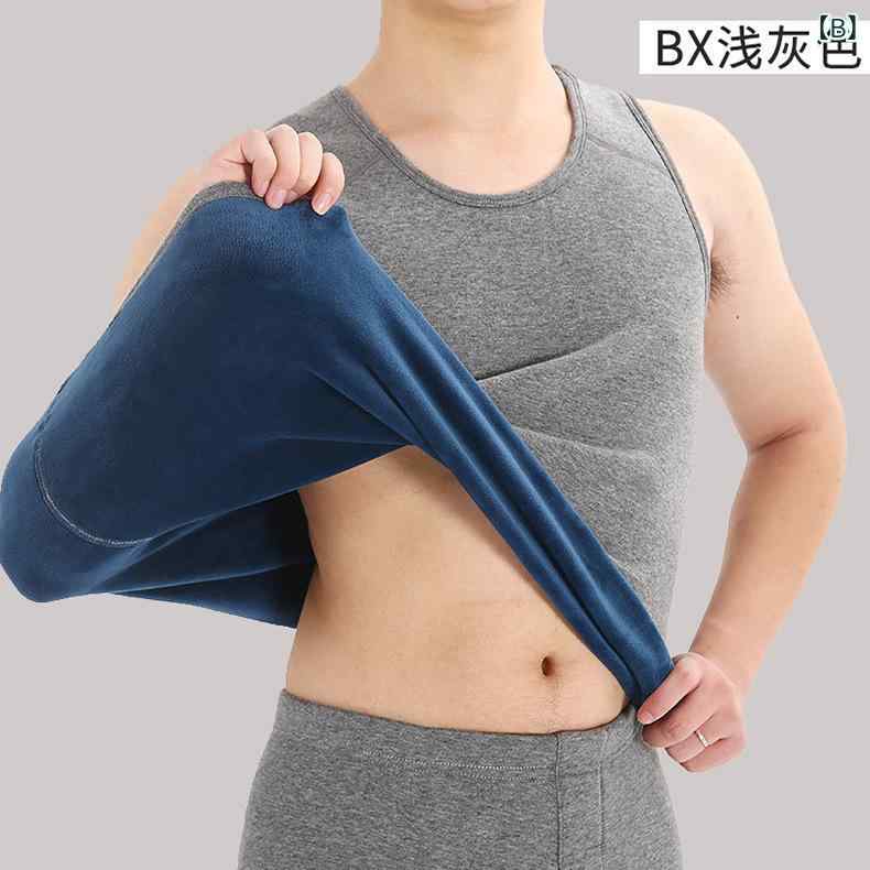 ベスト 男性用 秋冬 豪華感 休闲 加绒 加厚 あったか シニア 普段使い 部屋着 sofapotato-10581190 ソファポテト サンプル画像3