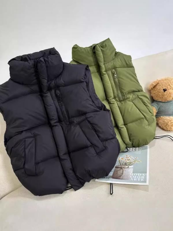 2ベスト 子供服 秋冬 男の子 女の子 中綿 あったか チョッキ 厚手 アウター