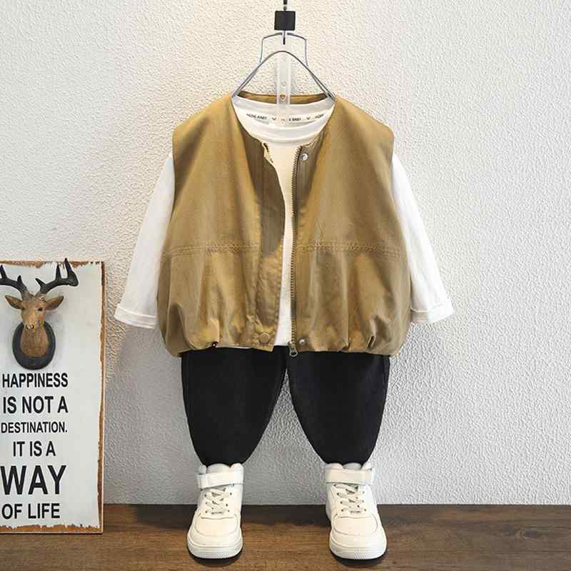 子供服 ベスト 春物 韓国 男の子 クール チョッキ アウター