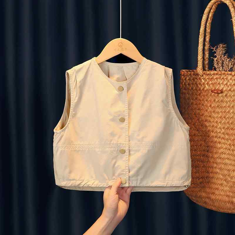 ベビー服 ベスト 春秋 男の子 女の子 無地 日韓風 かわいい おしゃれ 子供服 チョッキ