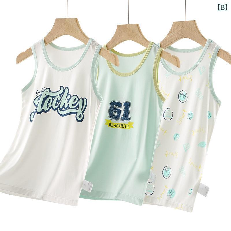 タンクトップ キッズ 男の子 ノースリーブ Tシャツ 3枚セット 春夏 子供用 インナ...