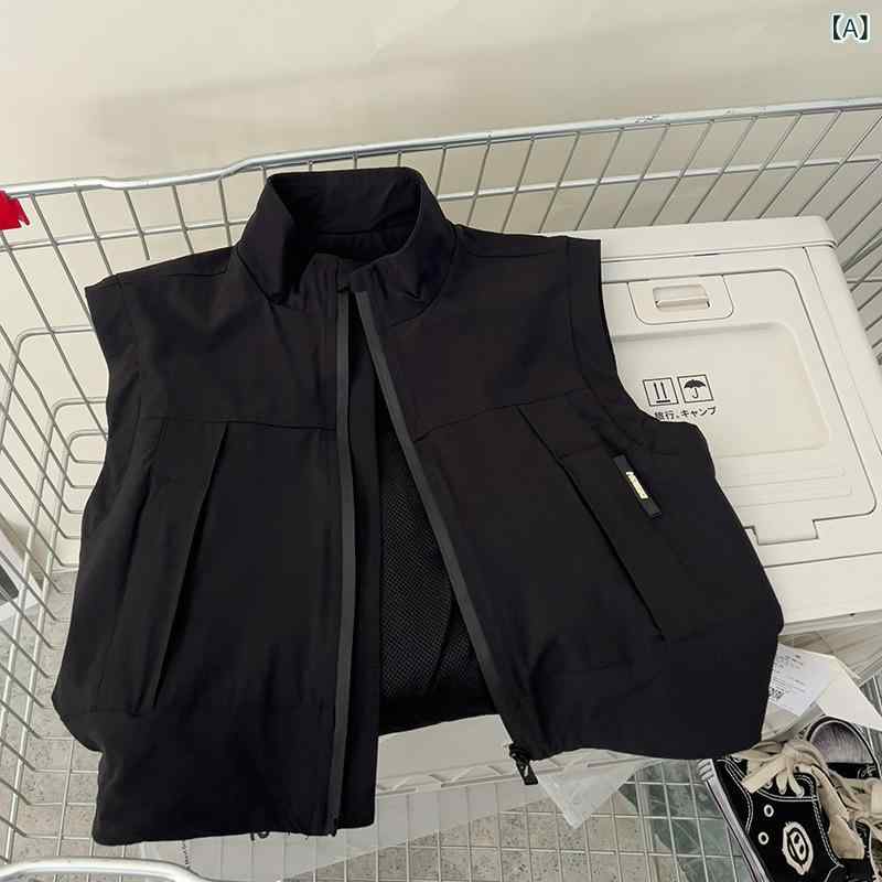 ソファポテトのベスト キッズ 男の子 春秋 子供服 かっこいい ワーク 普段使い アウトドア おしゃれ トップス｜アングル2