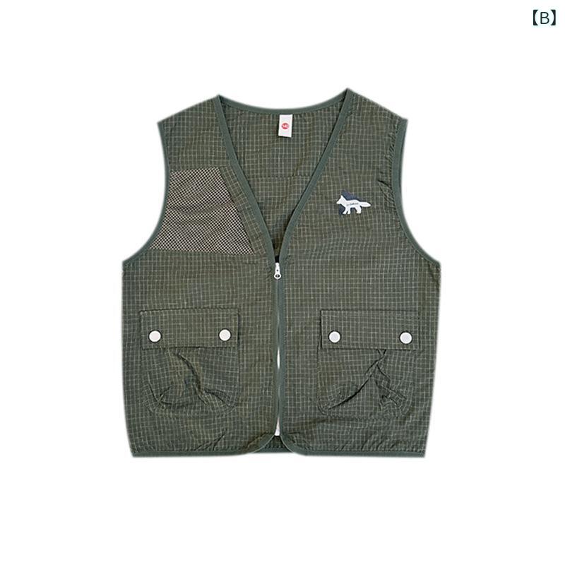 子供用ベスト 男の子 中大 キッズ アウトドア ワークウェア 耐摩耗性 ベスト 3