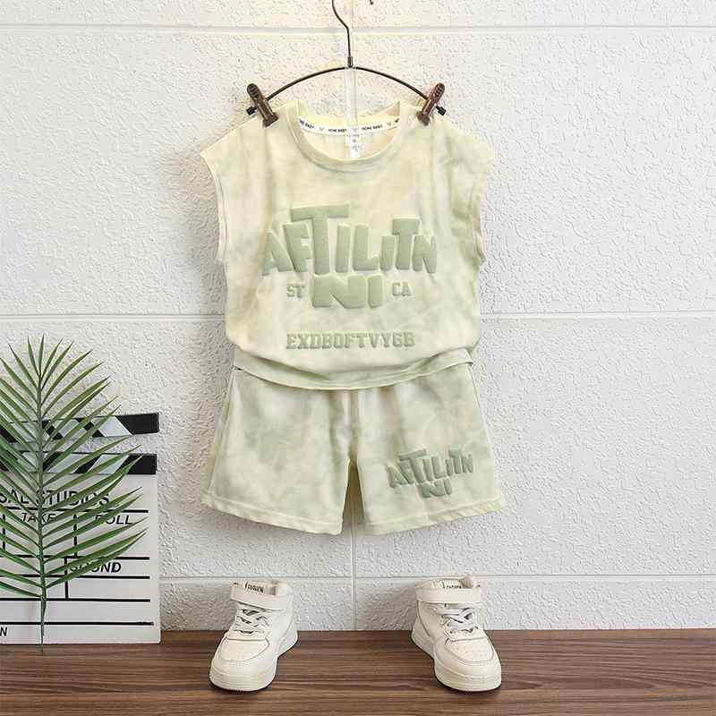 子供服 夏 ノースリーブ タンクトップ セットアップ おしゃれ かわいい 赤ちゃん ベビー 男の子 キッズ カジュアル 普段着