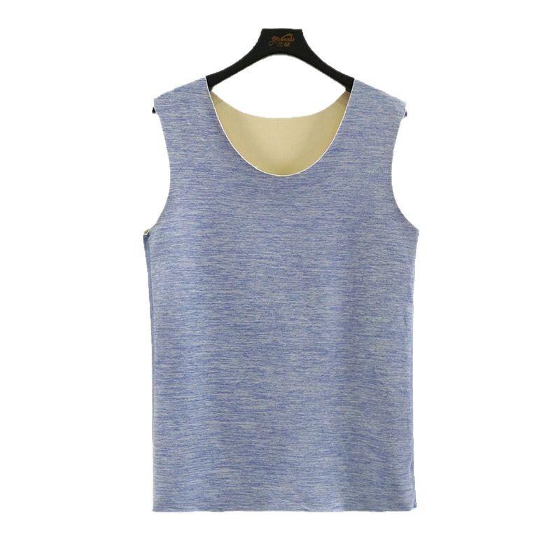 Other - ベスト 男性用 裏起毛 暖かい インナーシャツ 秋冬 接触温感 チョッキ 袖なし Tシャツ