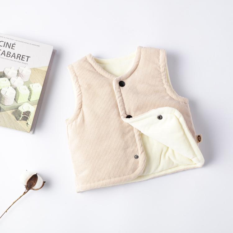 ベスト キッズ 男の子 秋冬 子供 ベビー あったか 裏起毛 中綿 防寒