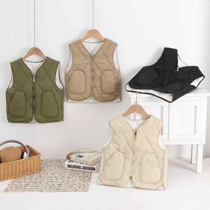 ベスト キッズ 子供服 中綿 チョッキ アウター 防寒 あったか 秋冬