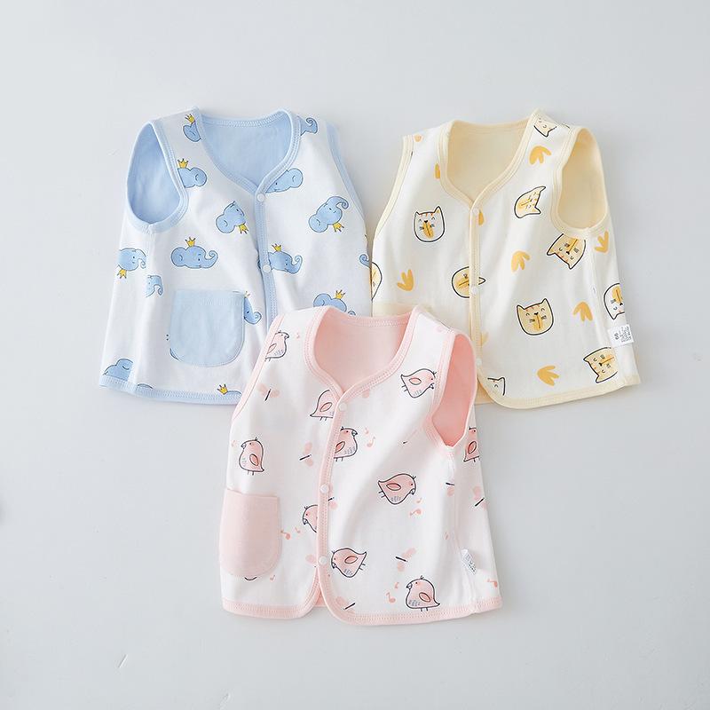 ベビー服 ベビー 赤ちゃん用 ベスト 春秋 コットン 綿 子供服 男の子 女の子 チョッキ