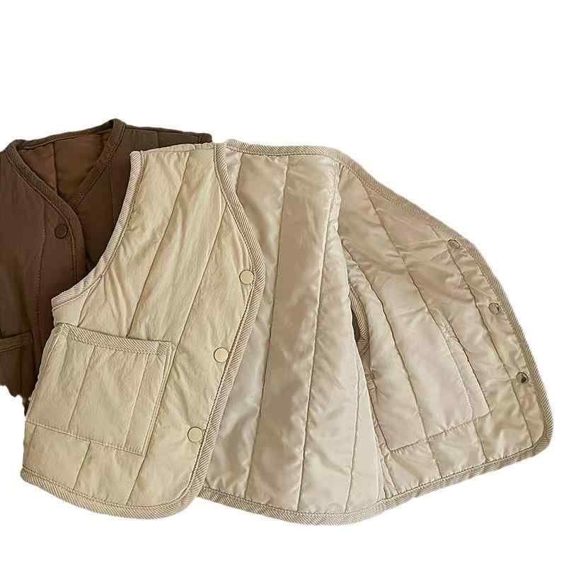 ベスト ガールズ 森ガール 子供服 綿ベスト ボーイズ アウター ベビー服 保温性 春秋