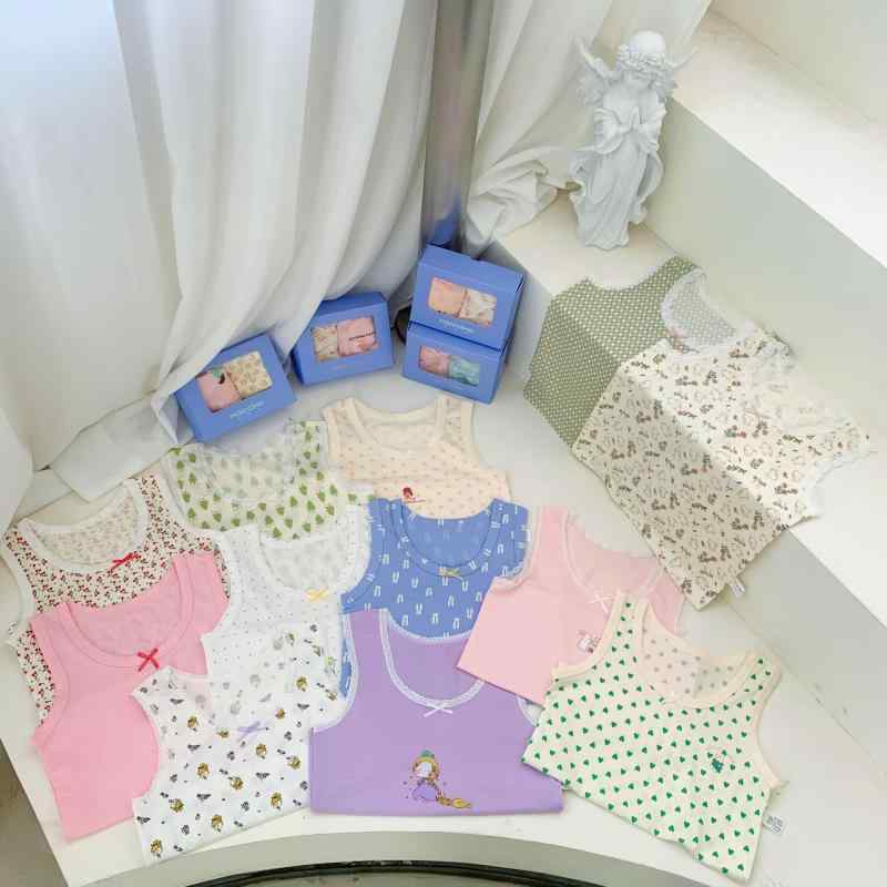 子供用タンクトップ ベビー服 薄手 綿 速乾 男の子 女の子 キッズ 子供服 インナー 2枚セット