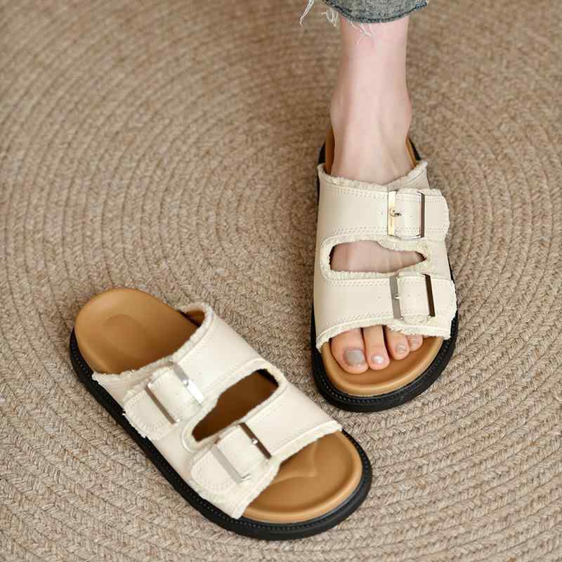 サンダル レディース 厚底 ビーチサンダル 軟底 歩きやすい 履きやすい スリッパ つっかけ サボサンダル ボストン風 コンフォートサンダル 普段使い