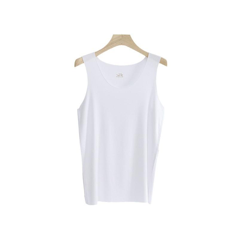 タンクトップ 男性用 無縫製 100番手 モダール 伸縮性 薄型 インナー 通気性 吸湿性