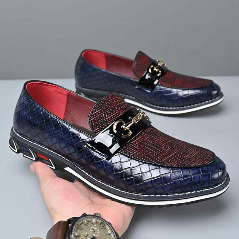 靴 メンズ 男性用 ビジネスシューズ カジュアルシューズ スリッポン 普段使い 紳士靴 革靴 ローファー