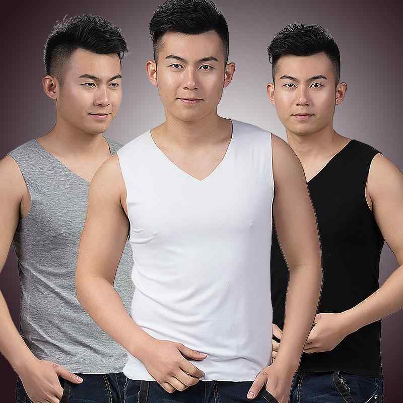 タンクトップ メンズ 男性用 無縫製 シームレス インナーシャツ 肌着 ノースリーブ スリムフィット 綿 混紡 アンダーウェア 快適 伸縮性