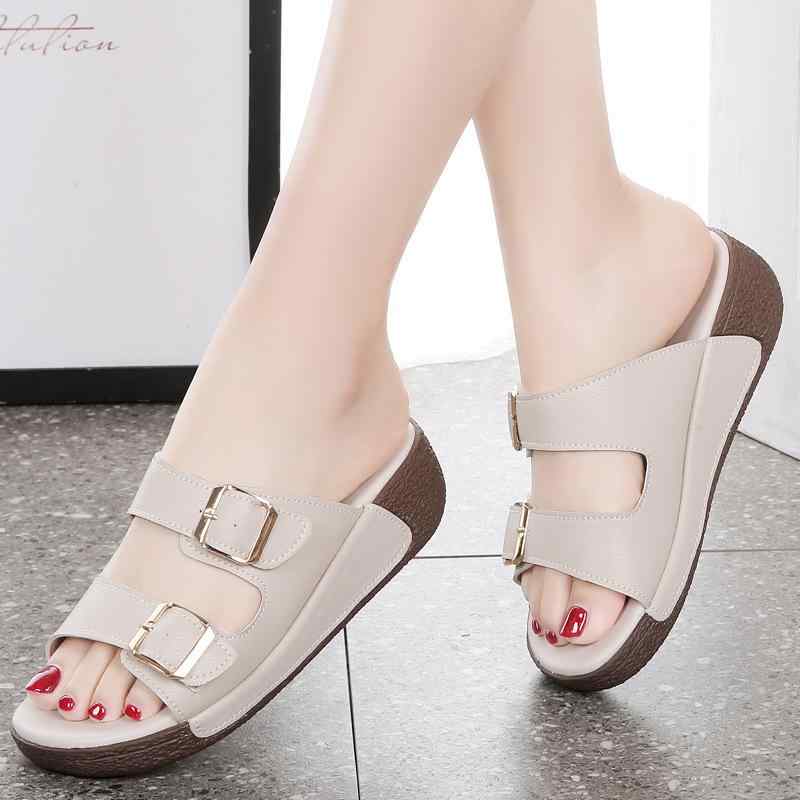 サンダル レディース 大きいサイズ 厚底 滑り止め 衝撃吸収 疲れにくい 外履き ミュール スリッパ 普段使い2