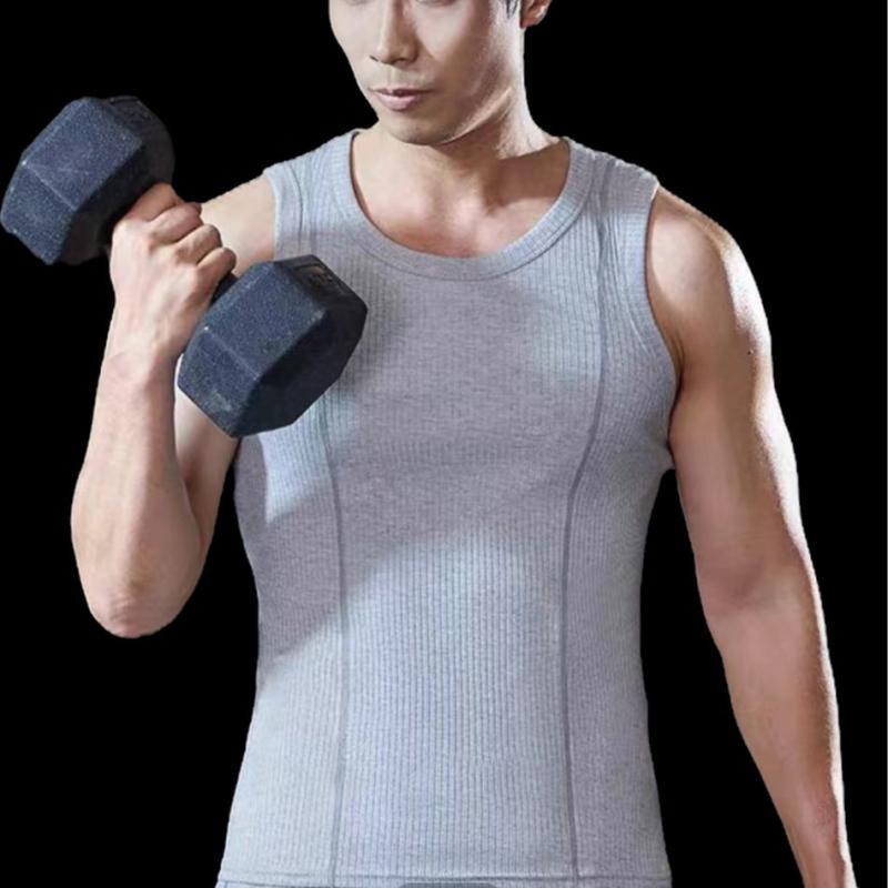 タンクトップ メンズ 男性用 運動 普段使い カジュアル 粗編み ノースリーブ トレーニング ジム インナー