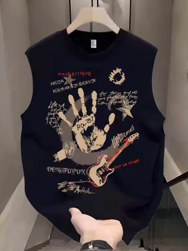 Rakuten - Tシャツ メンズ 男性用 ノースリーブ トップス ゆったり 部屋着 普段使い トレーニング ジム 運動 スポーツ 綿 コットン