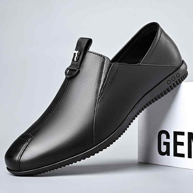 靴 メンズ 男性用 ビジネスシューズ カジュアルシューズ スリッポン 紳士靴 ローファー 柔らかい ソフトレザー 普段使い 白 ホワイト