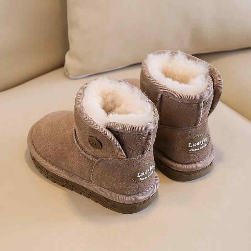 ブーツ キッズ 冬用 子供靴 男の子 女の子 防水 防滑 厚底 大雪 羊毛 あったか
