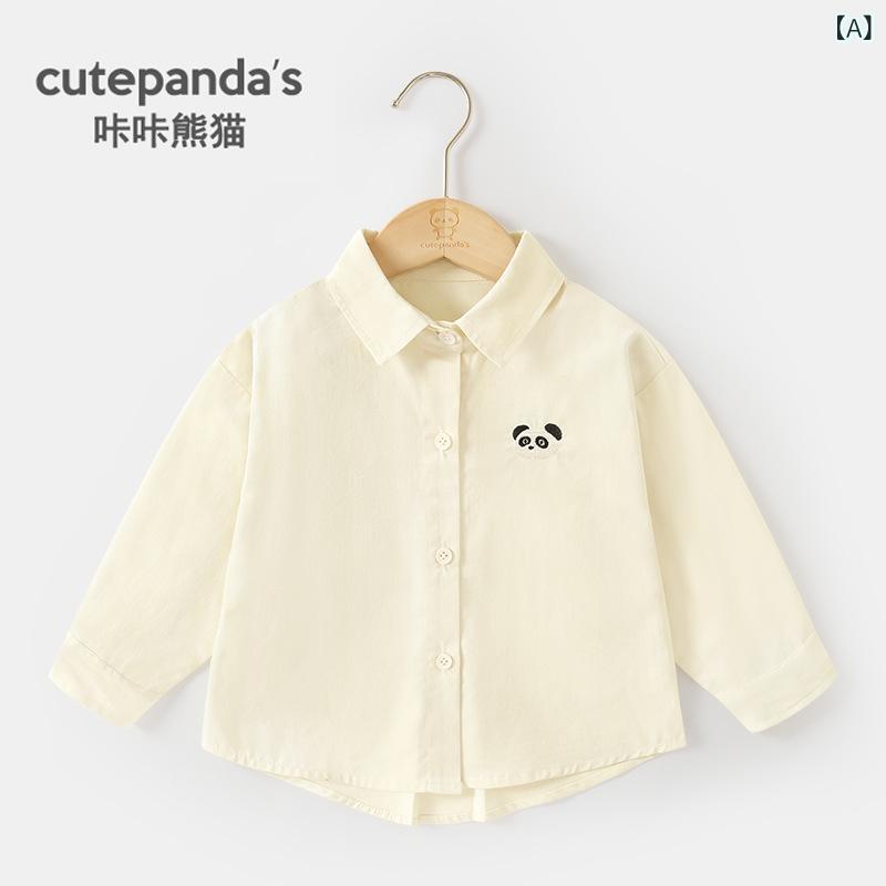 シャツ ベビー服 長袖 秋物 男の子 女の子 カジュアル トップス 子供服 春秋 かわいい 赤ちゃん 幼児(4.0)