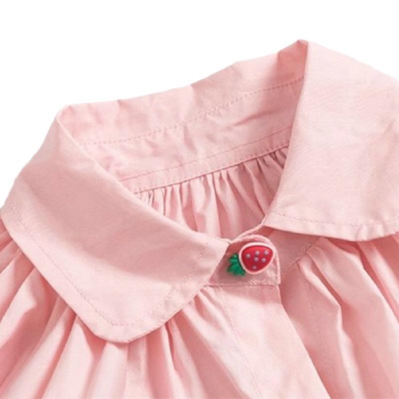 ワンピース キッズ 子供服 女の子 チュニック シャツワンピース 長袖 かわいい 普段着 春秋