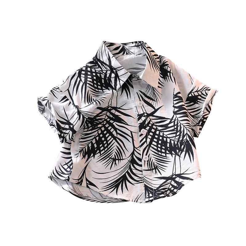 シャツ キッズ 子供 半袖 アロハシャツ ビーチ 海辺 男の子 花柄 シャツ 港スタイル 夏 トップス ショートパンツ セットアップ・性別: 男の子・対象年齢: 3～8歳 (100～140cm)・スタイル: カジュアル・袖丈: 半袖・生地名: 綿・主な生地成分: 綿90%・レベル: B類・カラー: グリーンリーフ.ブラック＆ホワイトリーフ.グリーンリーフ【トップス+アプリコット ワークショーツ】.ブラック＆ホワイトリーフ【トップス+アプリコット ワークショーツ】.グリーンリーフ【トップス+ブラック ワークショーツ】.ブラック＆ホワイトリーフ【トップス+ブラック ワークショーツ】・対応身長: 90cm, 100cm, 110cm, 120cm, 130cm, 140cm, 150cm, 160cm・製品カテゴリ: 子供用シャツ