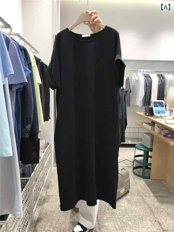 ワンピース レディース 半袖 膝丈 コットン ...の紹介画像2
