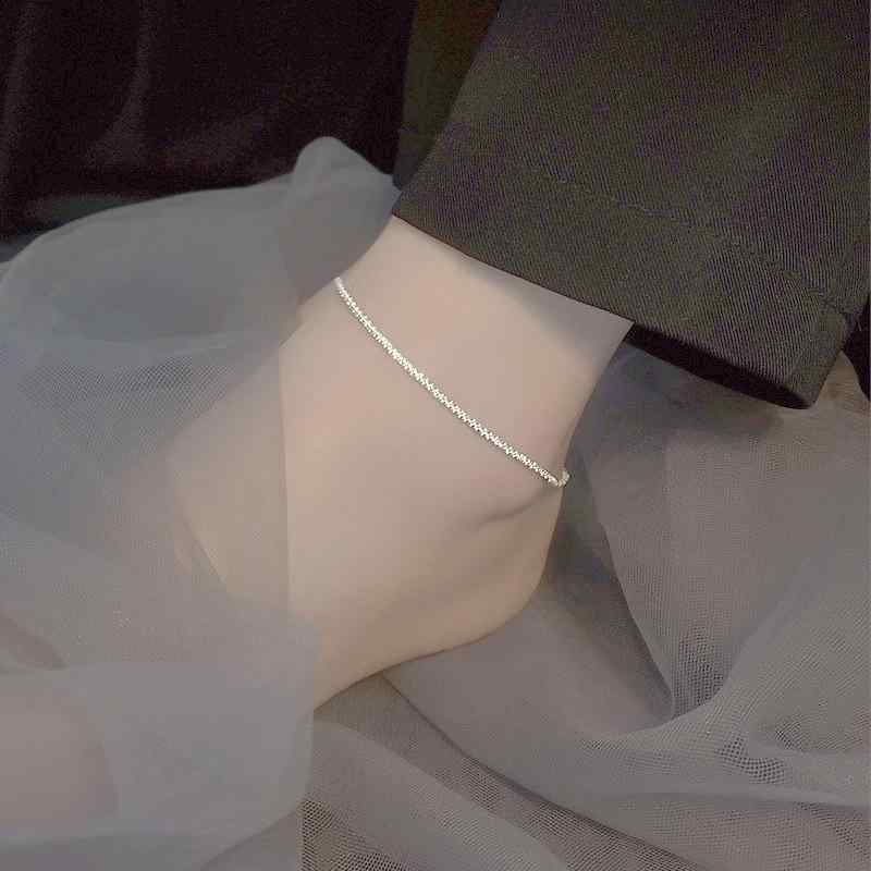 Anklets - アンクレット レディース 森ガール 輝き 足飾り 華奢 高見え アクセサリー 上品 おしゃれ かわいい