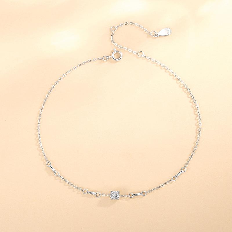 アンクレット レディース シルバー925 韓国 ファッション 小蛮腰モチーフ 高見え おしゃれ かわいい 上品 シンプル 普段使い シルバーアクセサリー 銀色