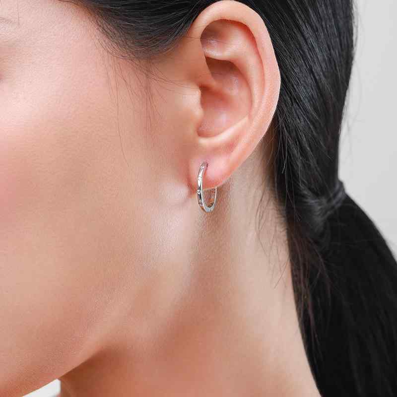 Dine Al - ピアス レディース s925 シルバー 小さめ シンプル 韓国風 インスタ風 イヤーカフ イヤリング アクセサリー