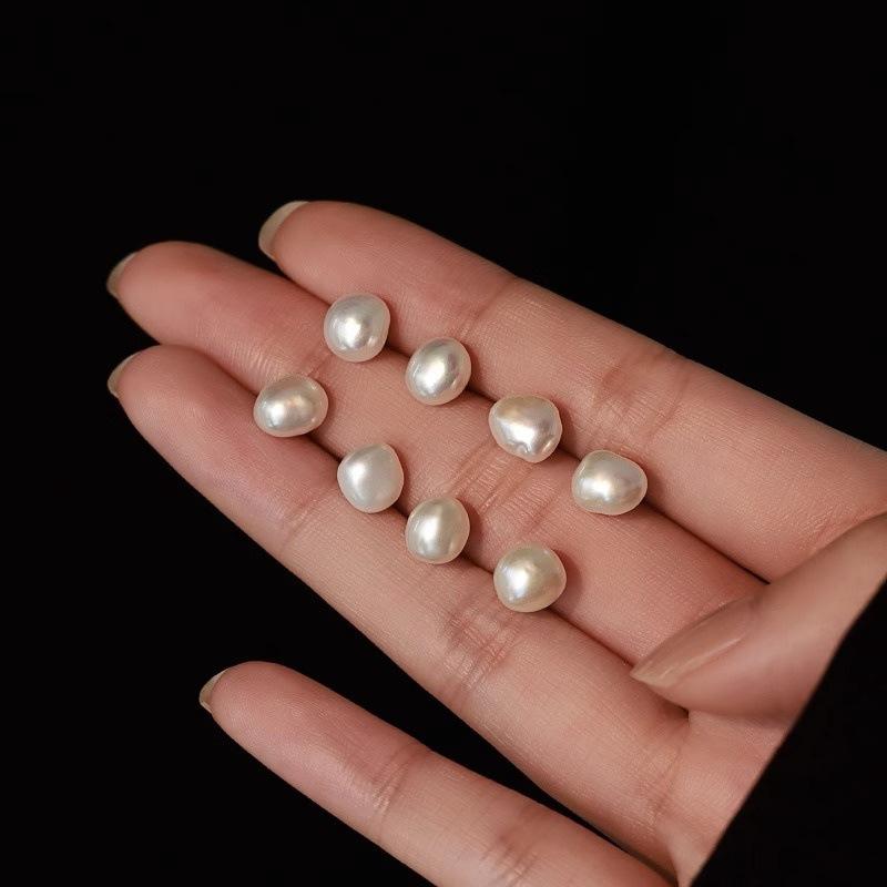 ピアス レディース シルバー999 淡水パール 秋冬 イヤリング アレルギー対応 S999銀製 養耳洞 アクセサリー スタッドピアス 百搭 ファッション かわいい