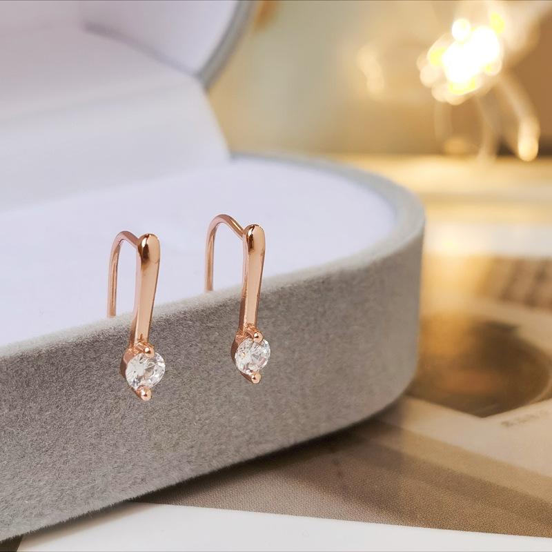 Freshwater Pearl - ピアス レディース S925 シルバー 小さめ ジルコニア シルバー925 電気メッキ加工 オフィス 通勤 かわいい おしゃれ シンプル