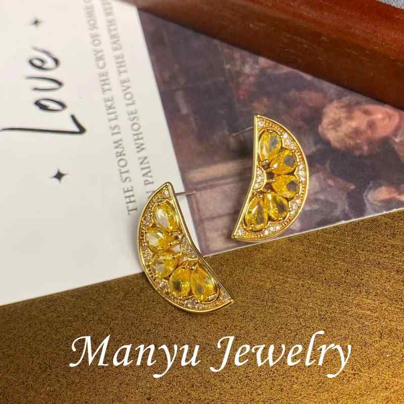 ピアス レディース かわいい ファッション ジルコニア レモン フルーツ モチーフ アクセサリー おしゃれ