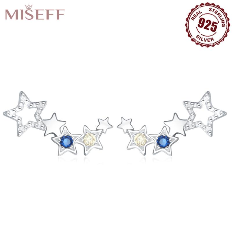 Body Earrings - ピアス レディース S925 シルバー スター 星 イヤリング スタッドピアス アクセサリー ファッション ジュエリー 百搭 上品
