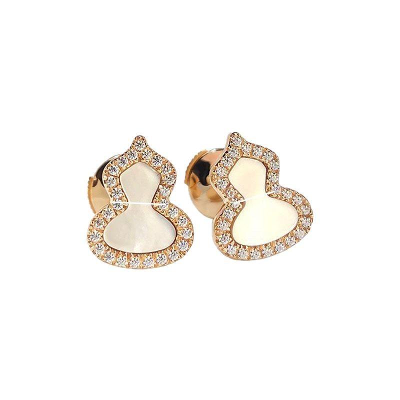 ピアス レディース 中国赤 白蝶貝 赤瑪瑙 チタン製 女性用 高見え アクセサリー