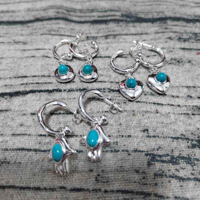 ピアス レディース ラッキーアイテム 小ぶり デザイン 電気メッキ加工 ジルコニア シルバー 925 銀 アレルギー対応 アレルギーフリー 女性 かわいい おしゃれ イヤリング