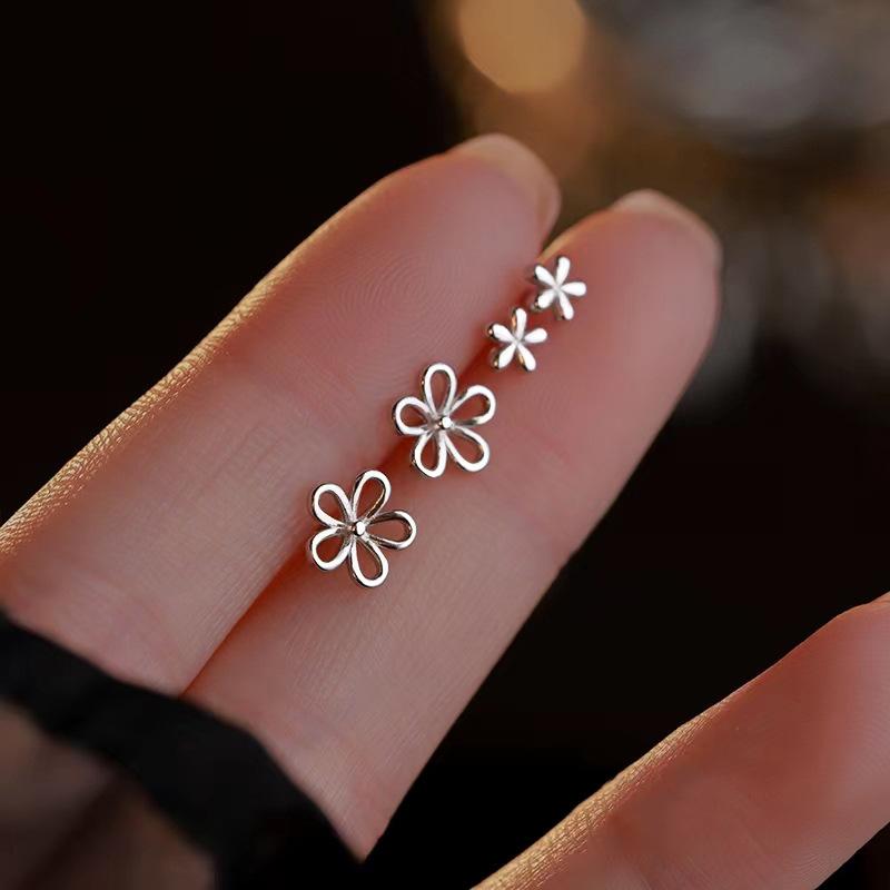 ピアス レディース シルバー925 花 フラワー 小さめ 上品 高見え おしゃれ かわいい イヤリング 耳飾り