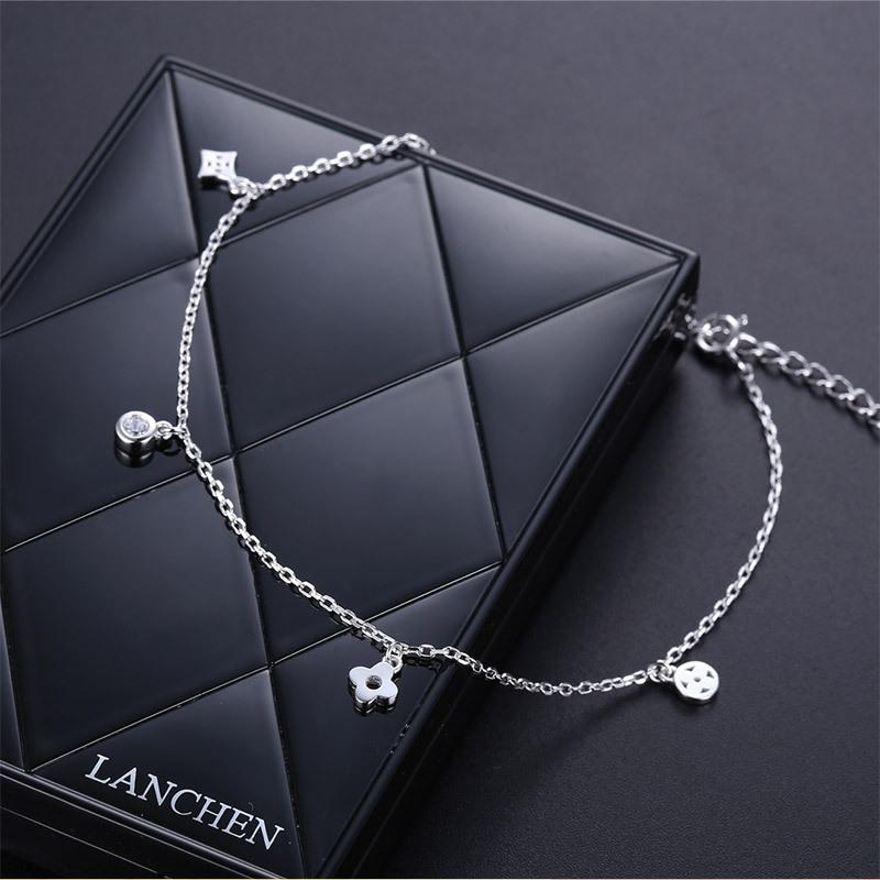 アンクレット レディース シルバー925 韓国 ファッション アクセサリー ジュエリー 工場 サンダル ミュール ビーチ リゾート