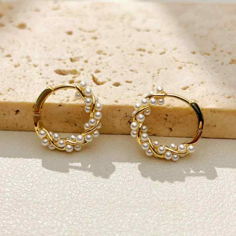 ピアス レディース ラウンド パール イヤリング シンプル アクセサリー ファッション 高見え 百貨店風 デイリー オフィス お呼ばれ