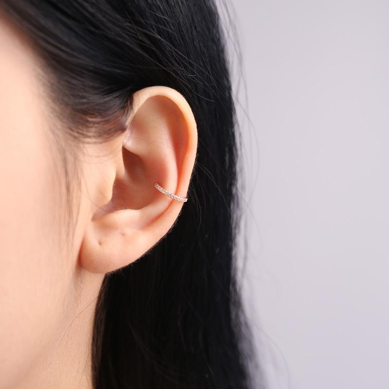 イヤリング レディース シルバー925 小さめ 短め フープ風 ジルコニア おしゃれ かわいい シンプル 上品 きれいめ アレルギー対応 オフィス