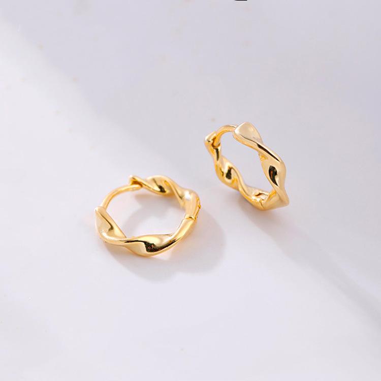 ピアス レディース S925 シルバー モビウス サークル イヤリング シンプル シルバーアクセサリー 銀耳..