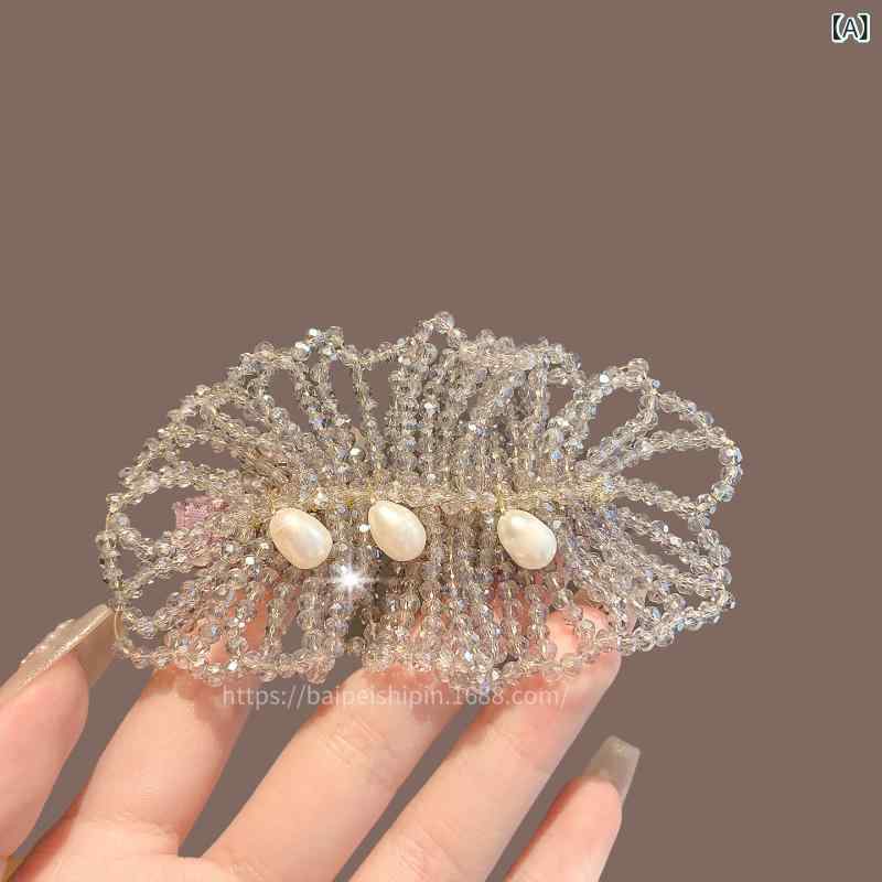 ヘアピン レディース パール ジルコニア シャンパンカラー エレガント レトロ かわいい おしゃれ ヘアアクセサリー サイドクリップ