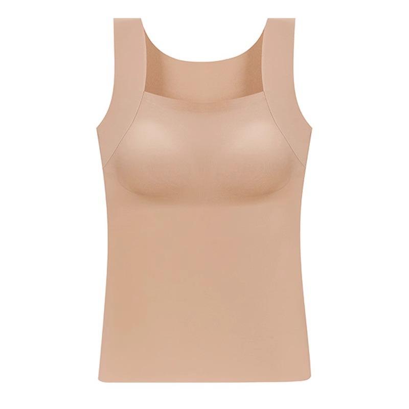 タンクトップ レディース 抗菌 無縫製 保温 インナーウェア スリムフィット 着心地が良い 肌着