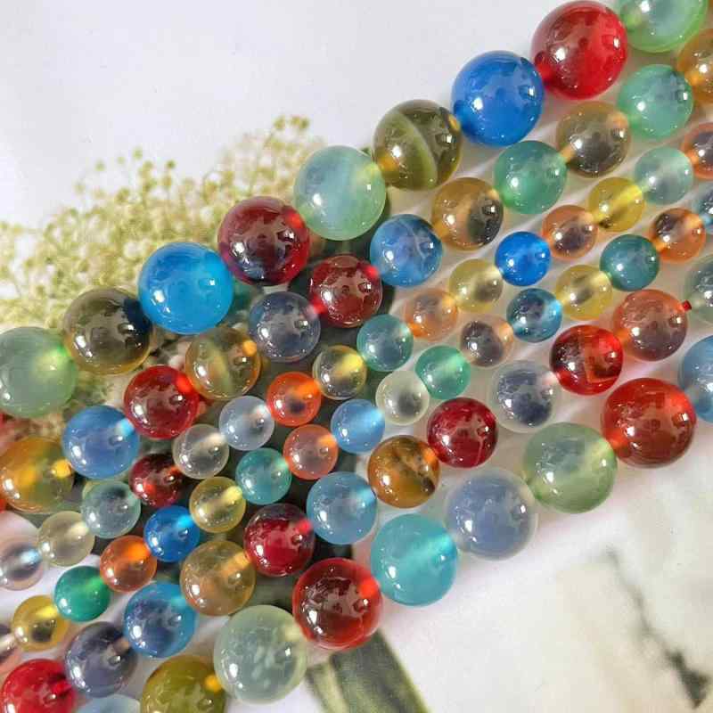 Venetian Beads - ブレスレット レディース ファッション アクセサリー 瑪瑙 メノウ 丸玉 ビーズ DIY ハンドメイド 手作り エレガント 魅力