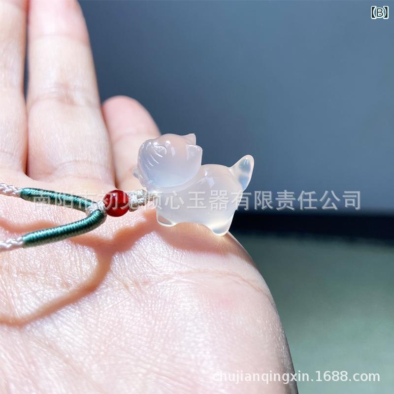 ネックレス レディース メンズ 天然瑪瑙 猫 ...の紹介画像3