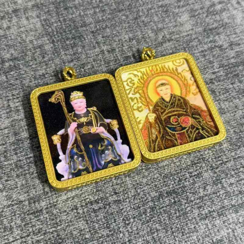 掛け軸 九天玄女 南海観音菩薩 仏画 曼荼羅 黒老太 嘎乌 盒 仏具 お守り ペンダント