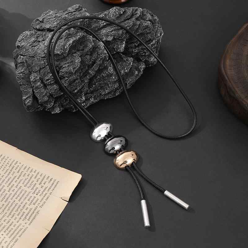 ネックレス レディース ファッション ペンダント 幾何学模様 アクセサリー ロング丈 普段使い 高見え 電気メッキ加工2