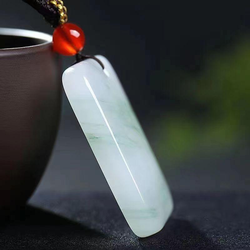 ネックレス レディース メンズ 翡翠 ヒスイ ペンダント 幸運 御守り アクセサリー お守り 縁起物 男女兼用 ジェンダーレス エスニック アジアン テイスト