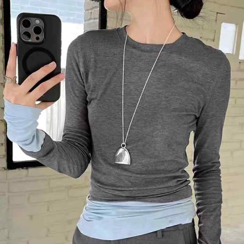 ニット レディース 帽子 ペンダント ネックレス シルバー ロングネックレス 重ね付け風 ハット モチー..